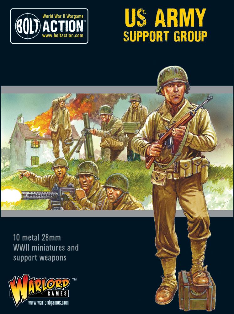 US Army Support Group (HQ, Mortar & MMG) | Warstorm Games